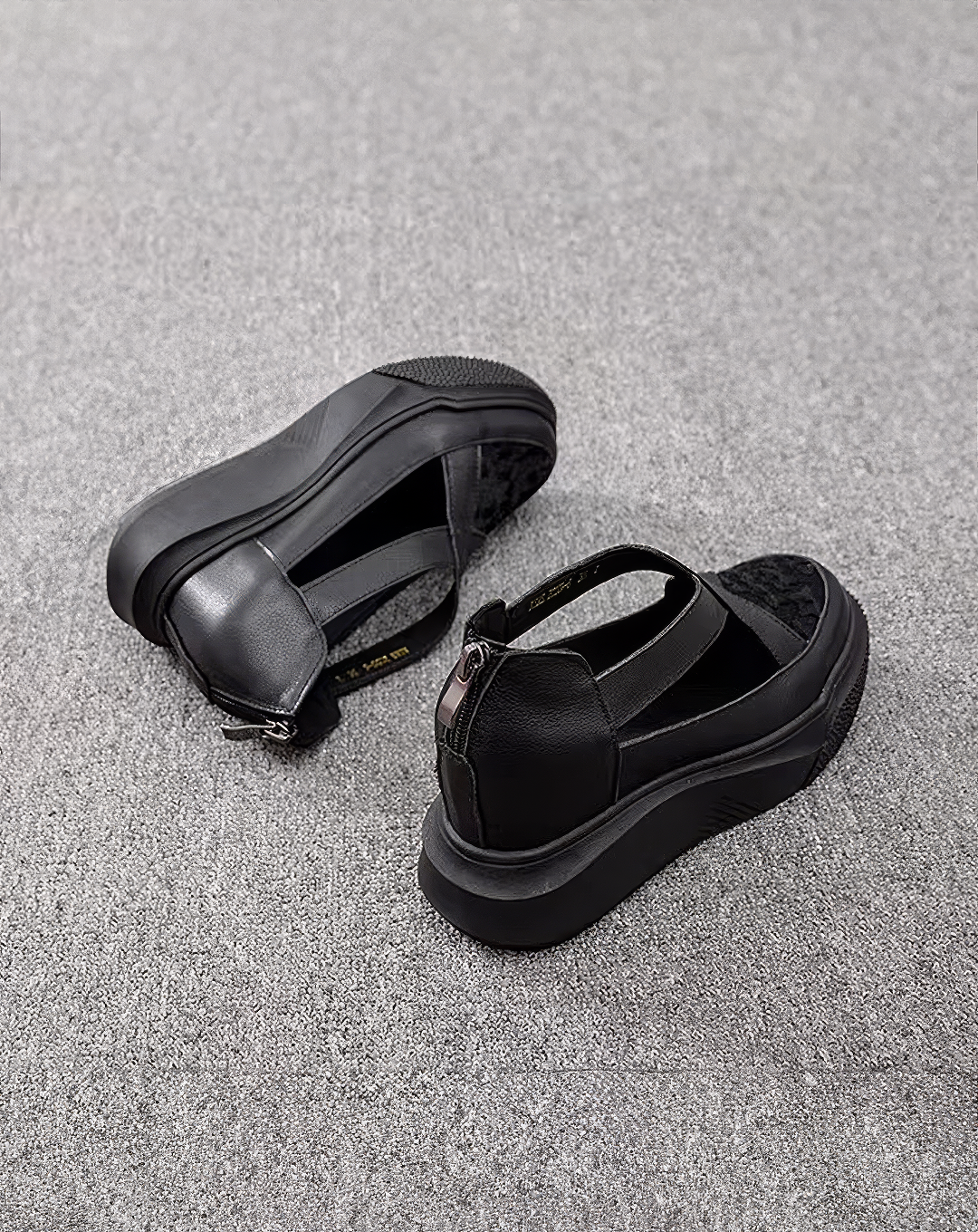 ♀Cross Strap Wedge Sandal