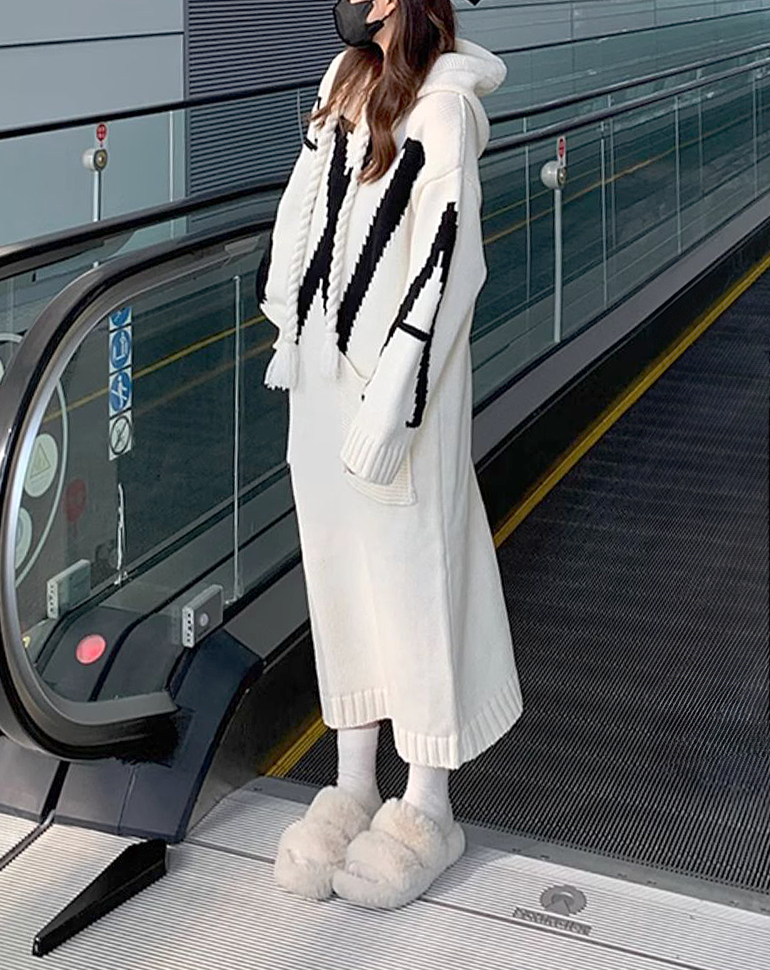 ♀Big Logo Long Hoodie