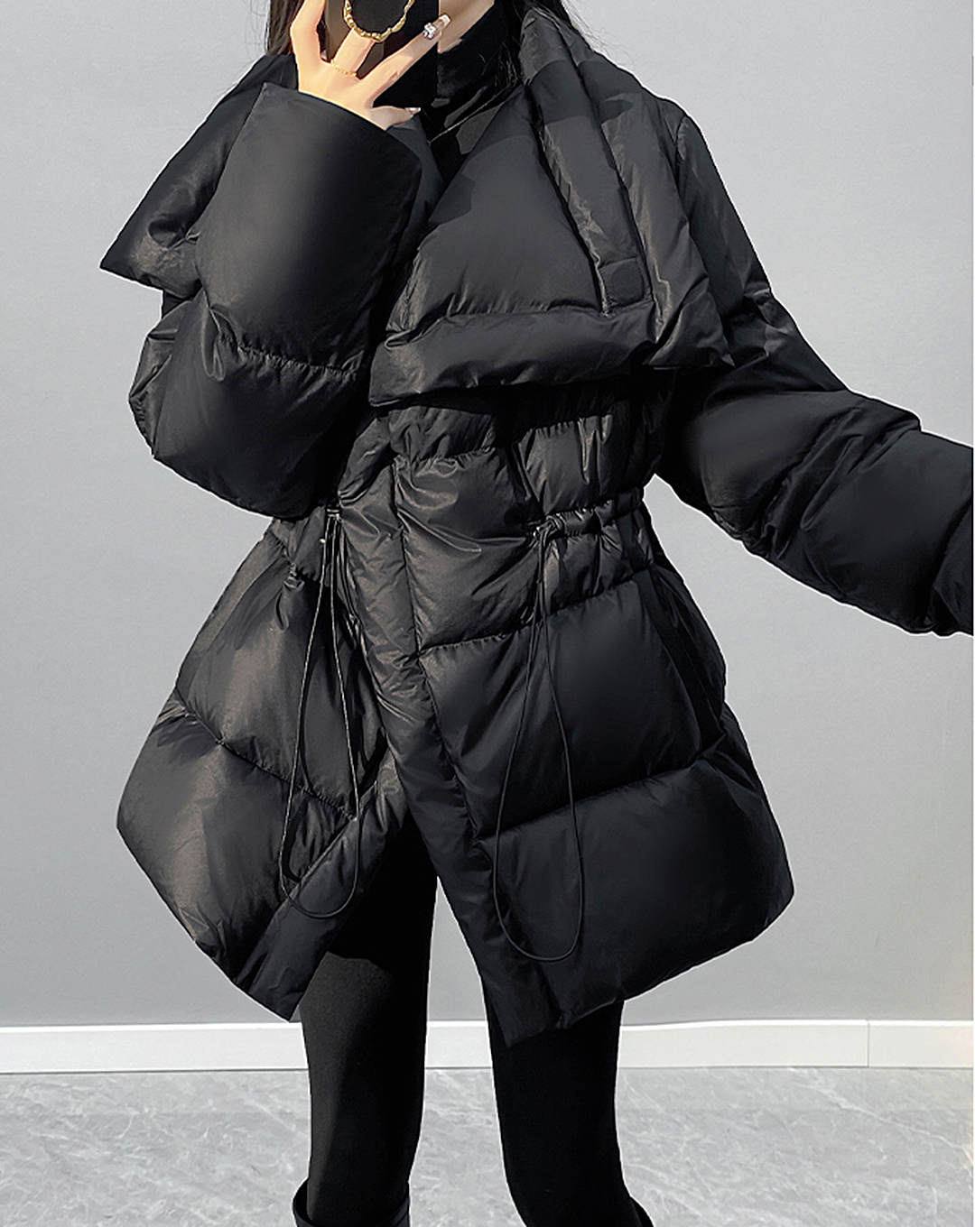 ♀ Big Collar Down Jacket