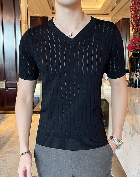 ♂V-Neck Summer Knit