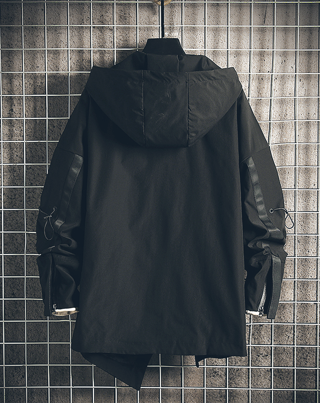 ♂Asymmetric Design Anorak Hoodie