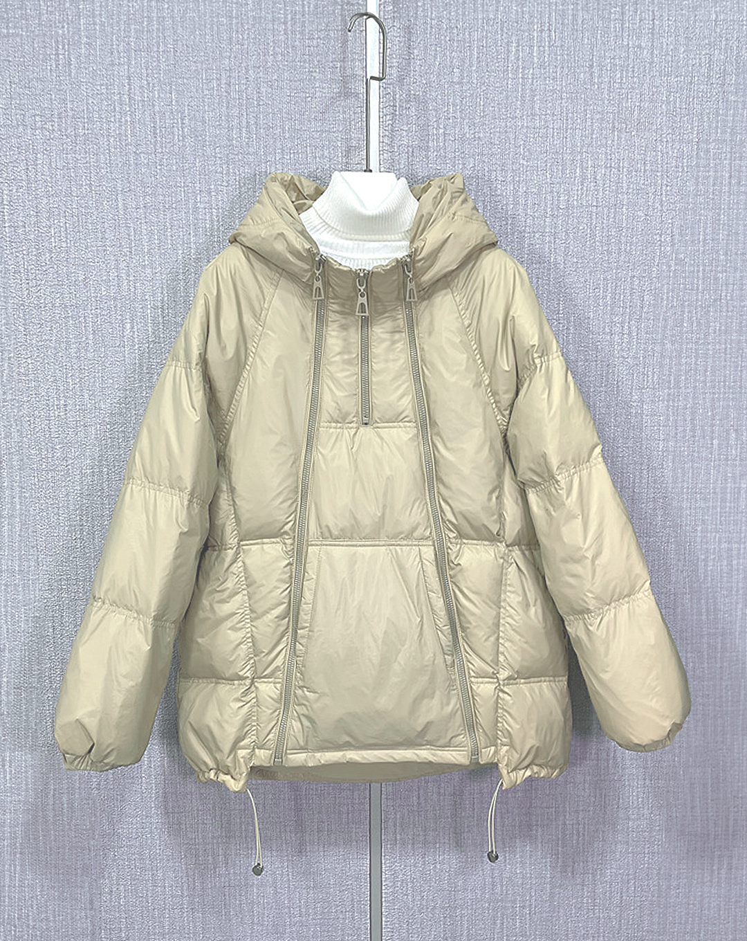♀Zip Design Down Jacket