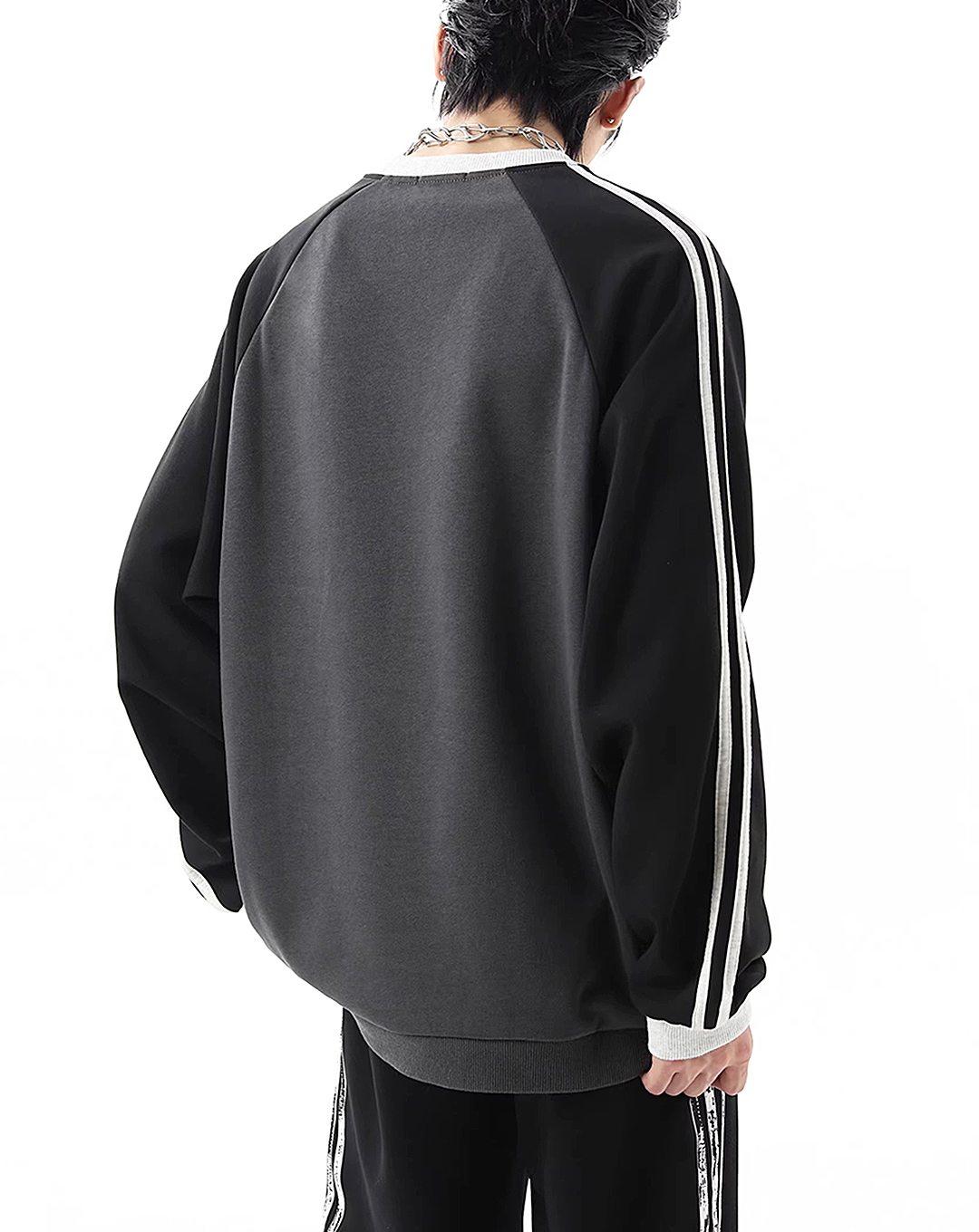 ♂Raglan Logo Stripe Sweatshirt