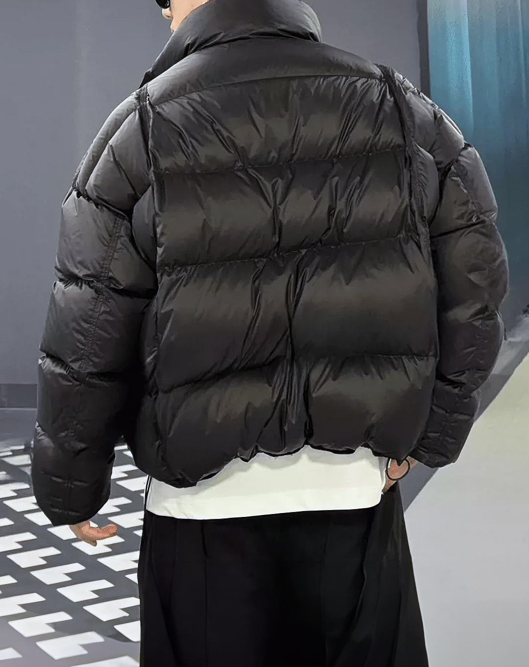 ♂High Collar Puffer Jacket