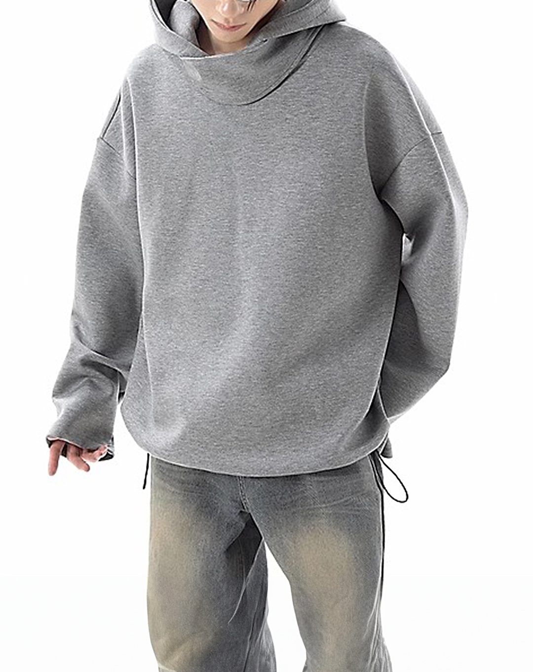 ♂High Neck Hoodie