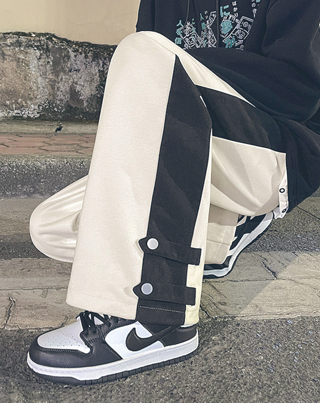 ♂Line Loose Button Pants