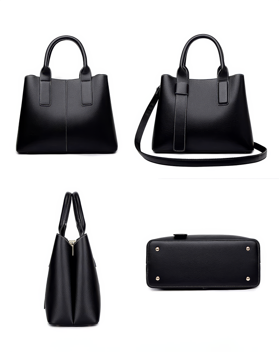 ♀本革/Stitched Leather Belt Bag