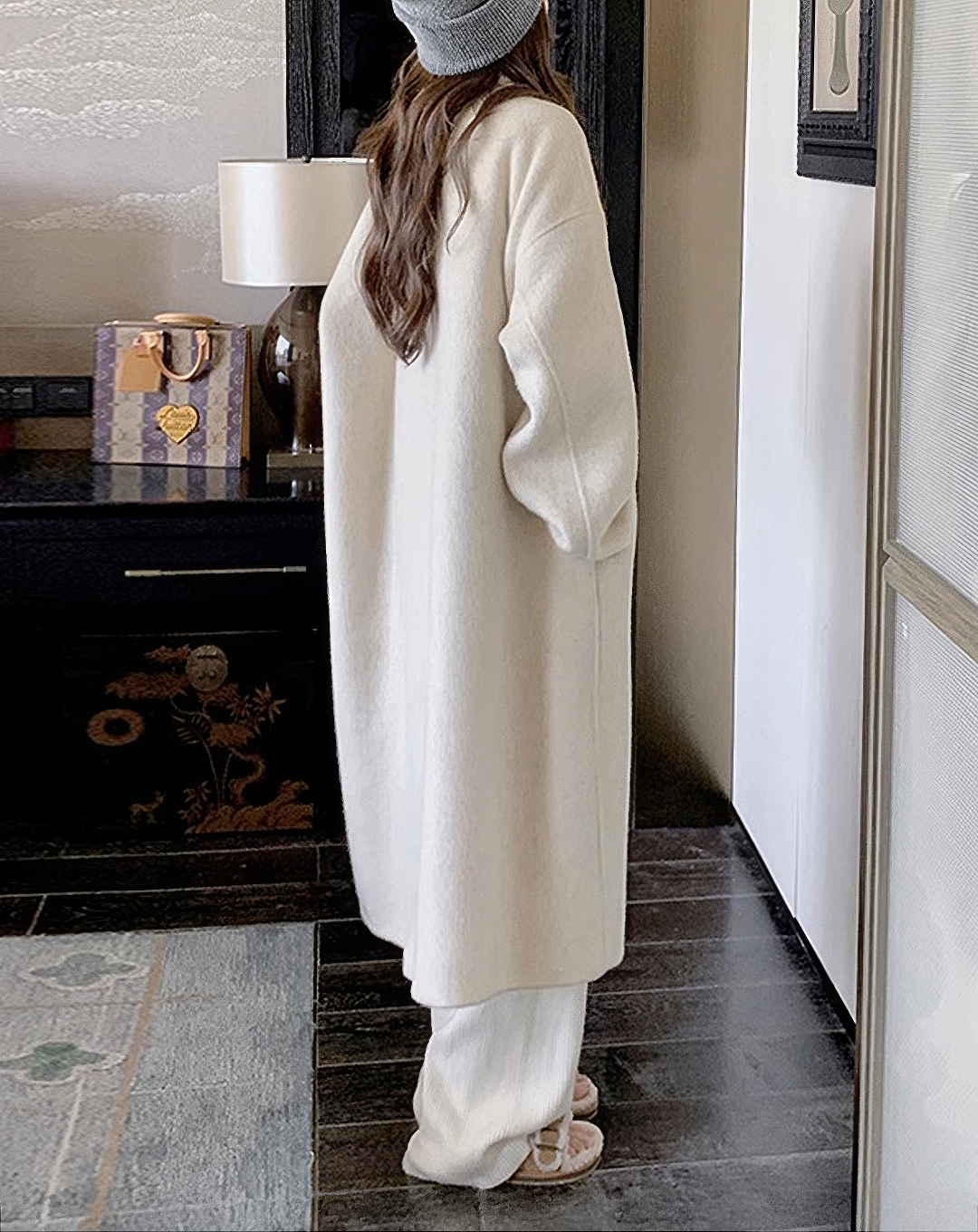 ♀Double Breasted Wool Coat