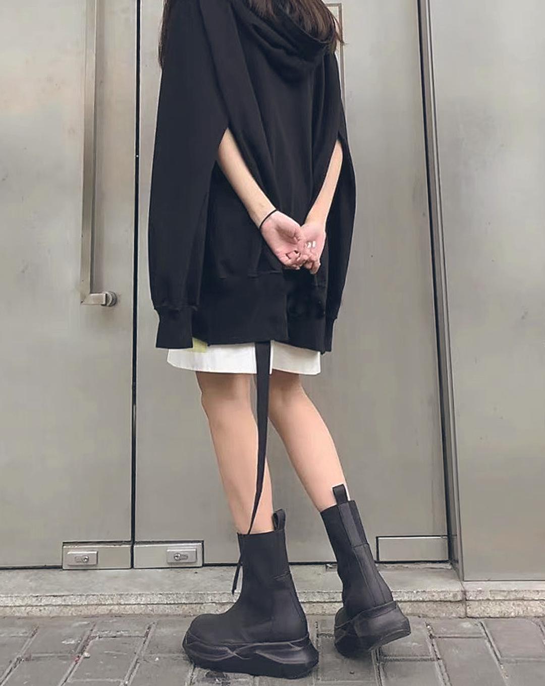 ♀Angular Sole Chelsea Boots