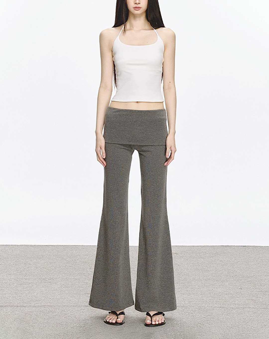 ♀High Waist Flare Pants