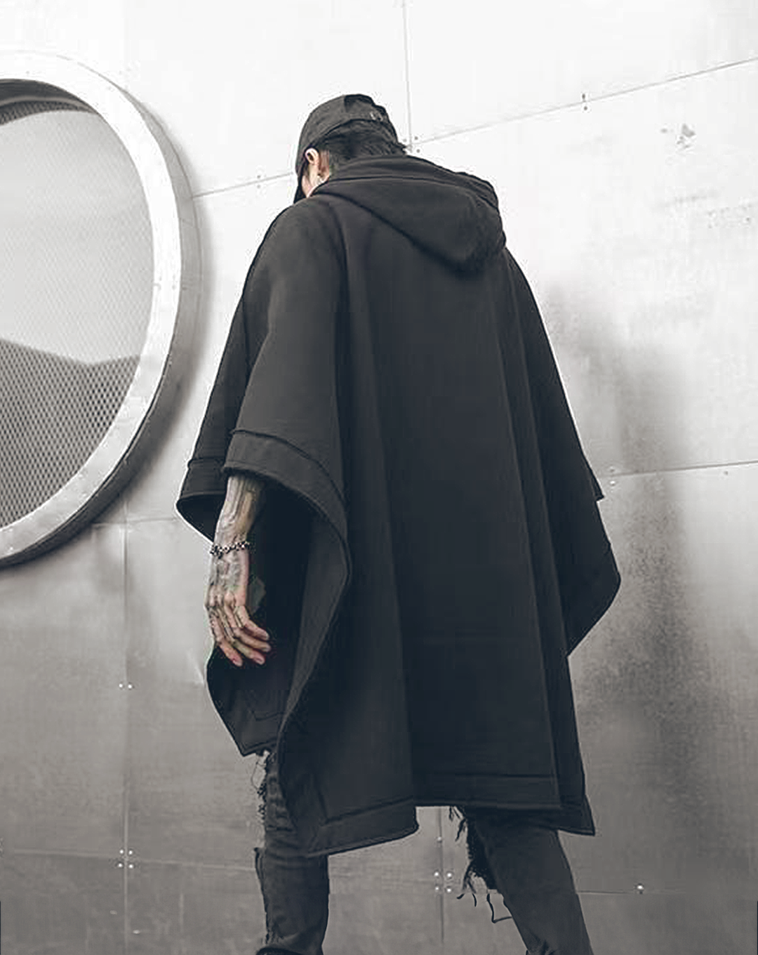♂Oversize Cape Hoodie