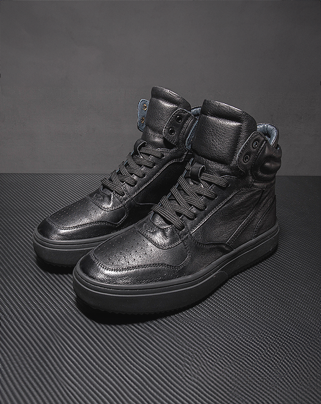 ♂♀本革/High-Cut Sporty Sneakers