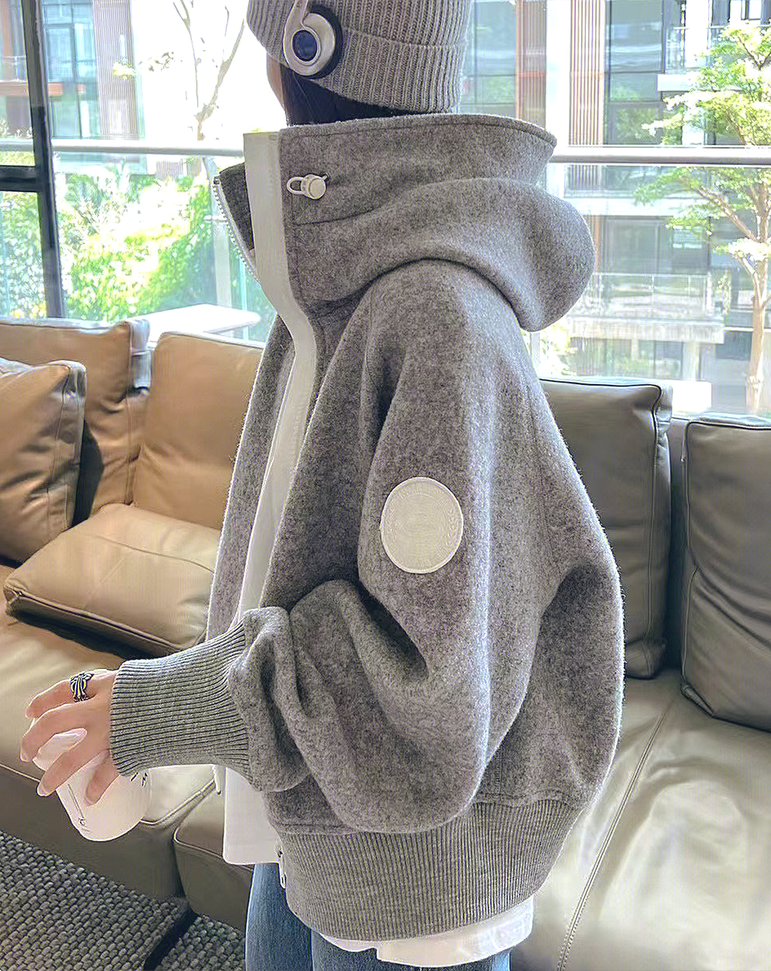 ♀Oversized Big Hoodie