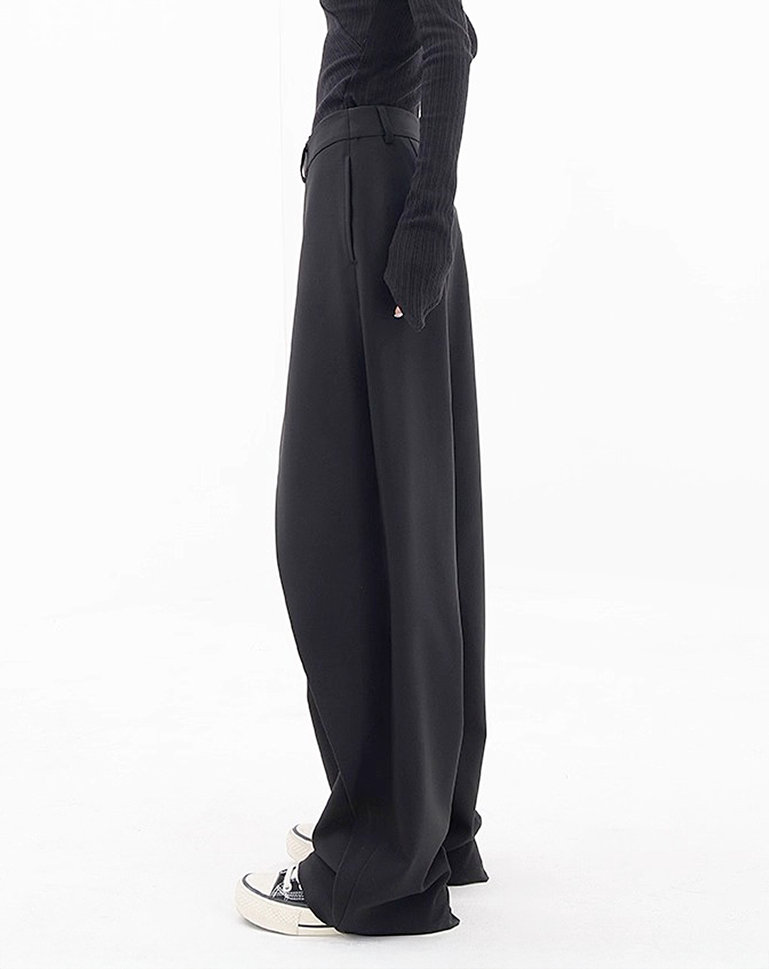 ♀Wrap Front Wide Pants