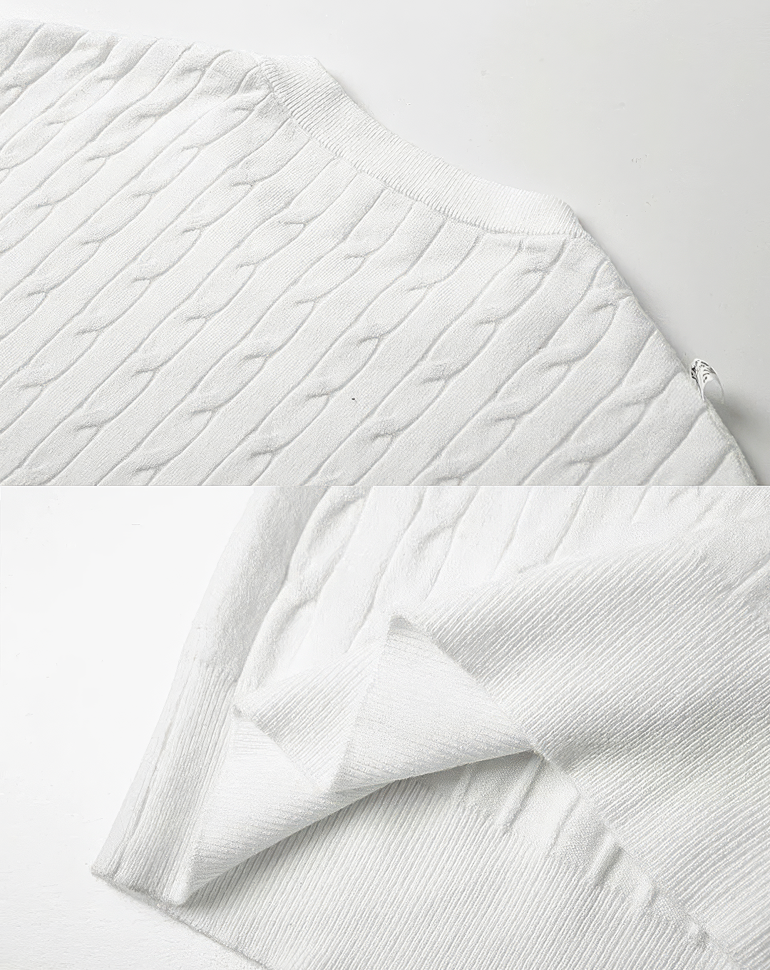 ♂Crew Neck Cable Knit