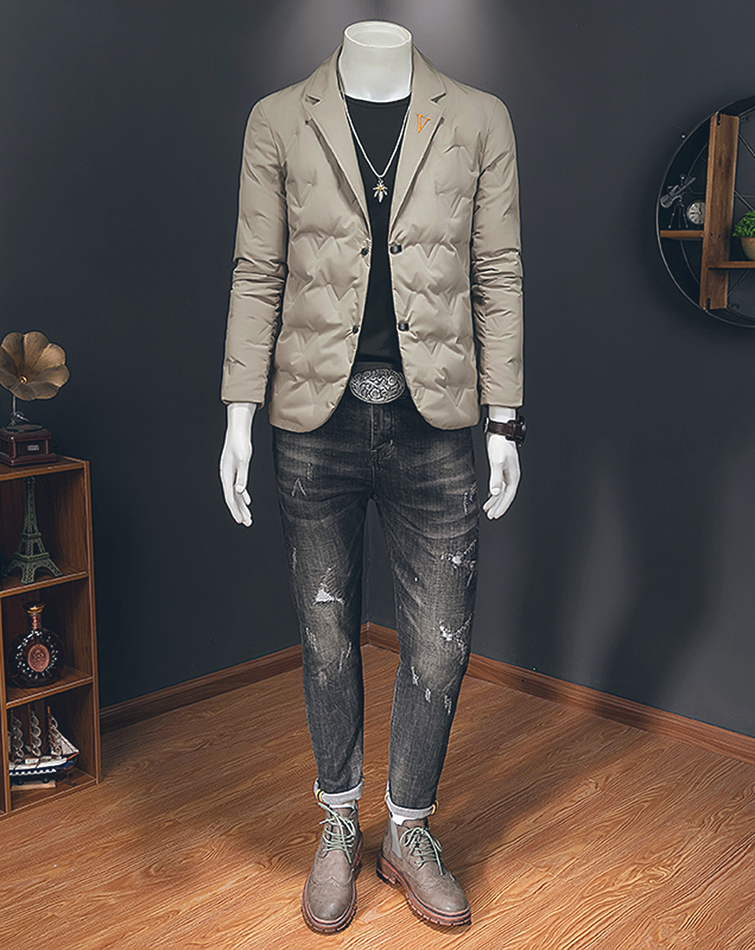 ♂Slim Light Down Jacket