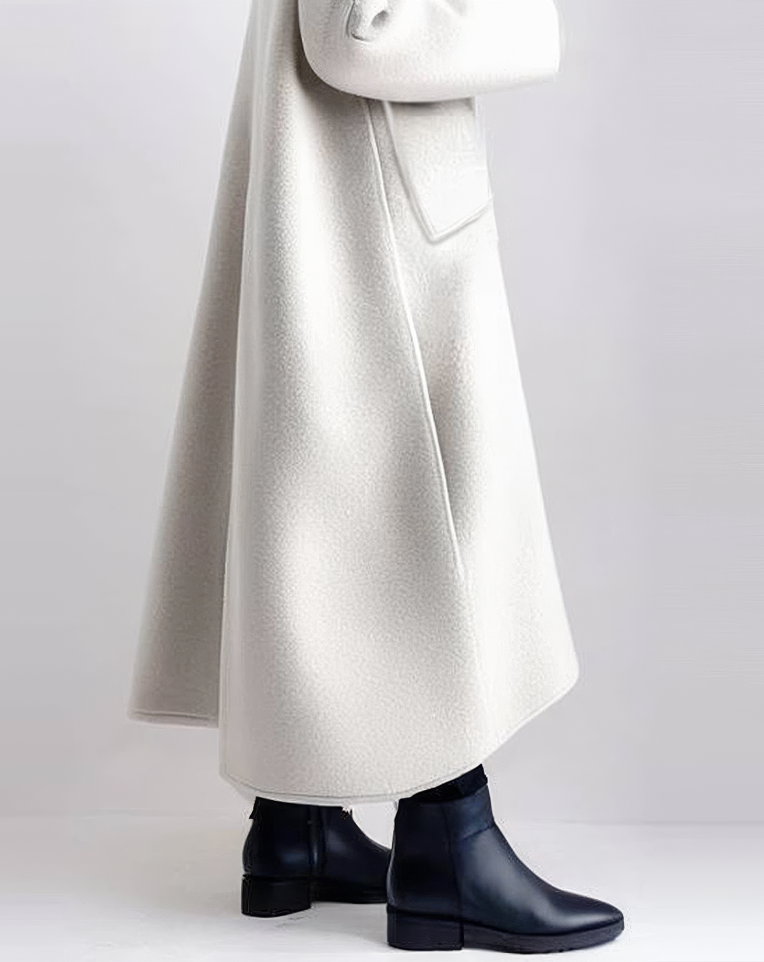 ♀High Neck Pocket Dress