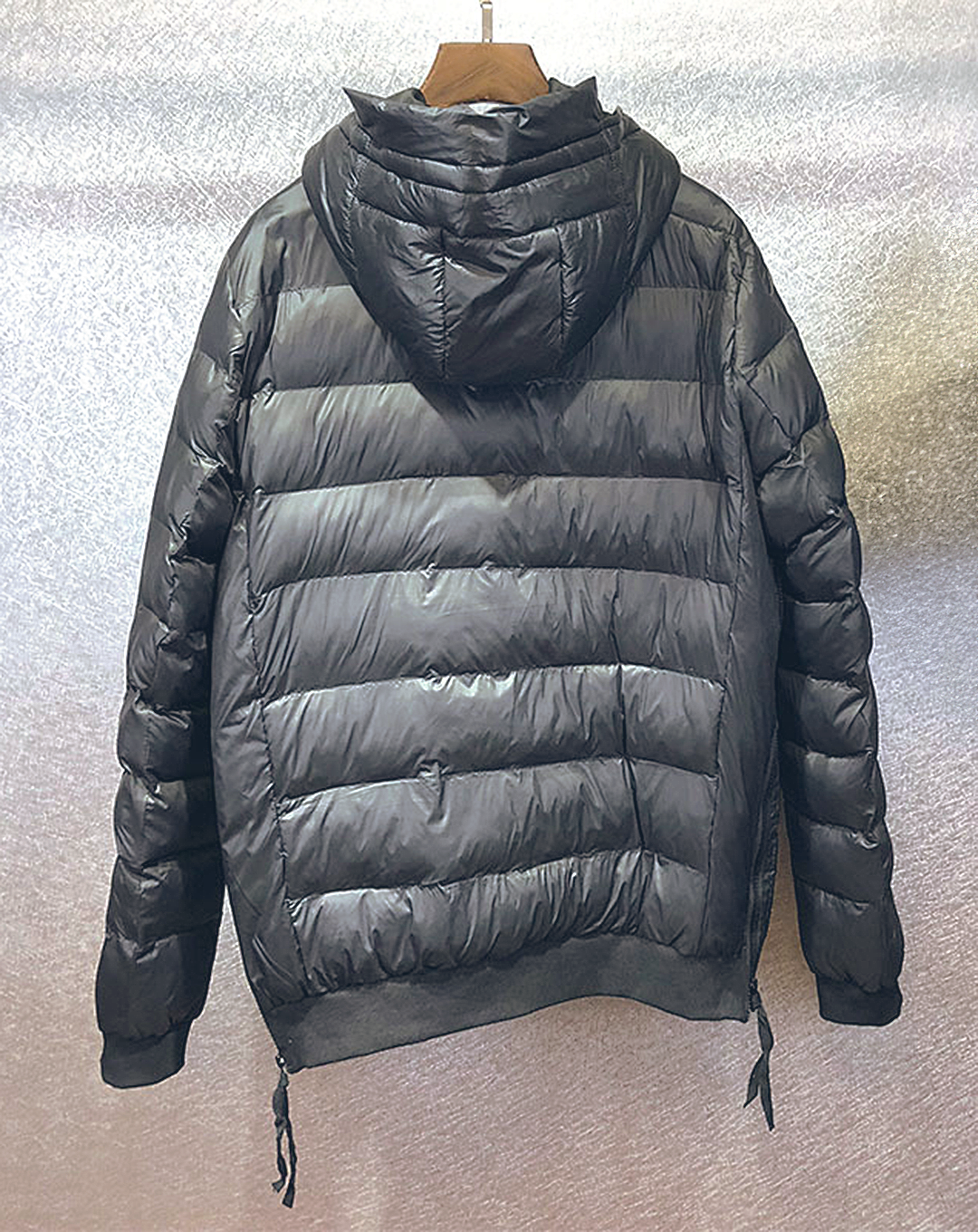 ♂Asymmetric Wrap Design Down Jacket