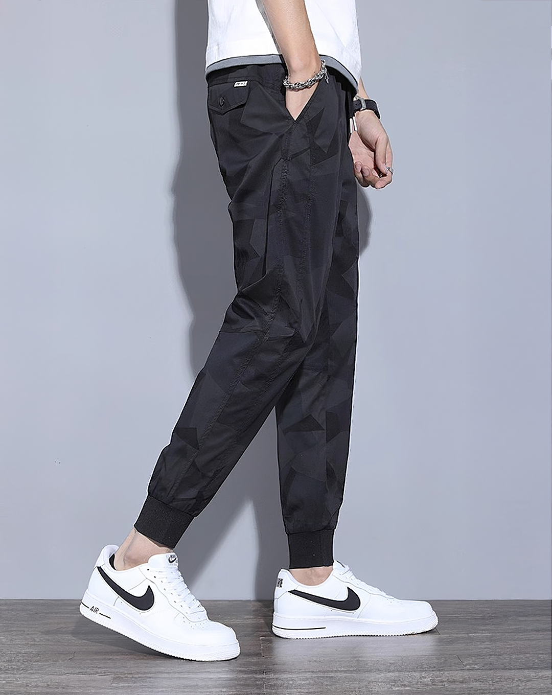 ♂Patterned Jogger Pants