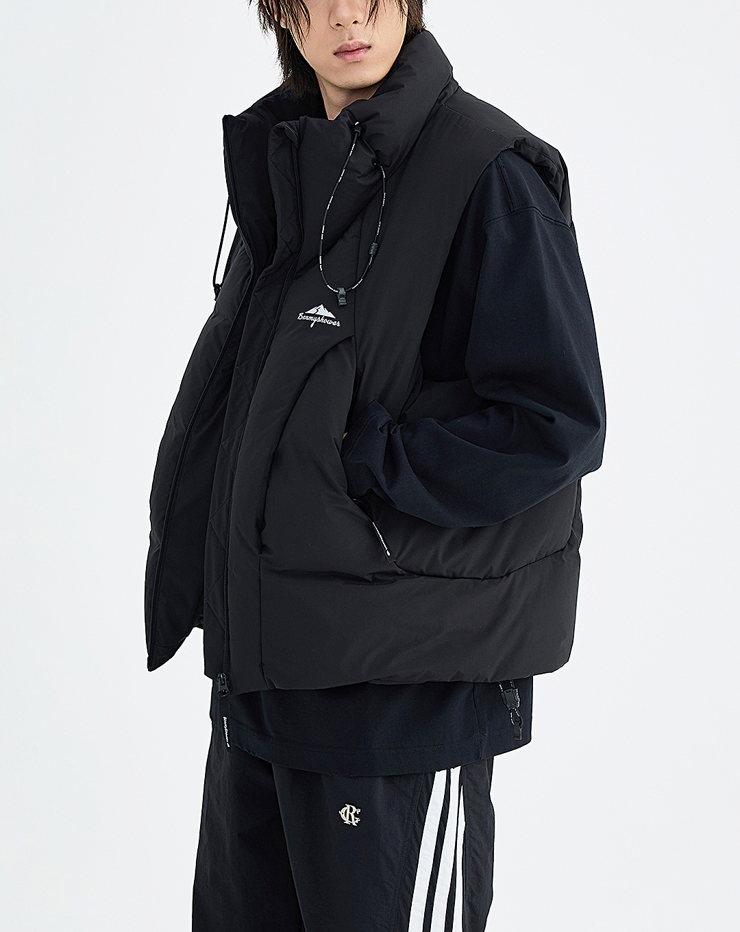 ♂Point Logo Down Vest