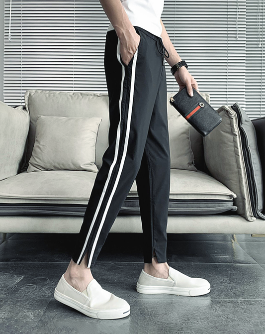 ♂Drawstring Line Pants