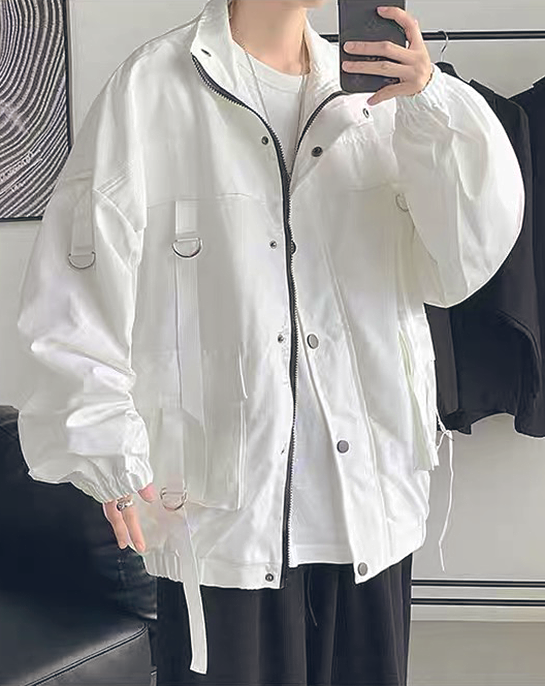 ♂Drop Strap Volume Jacket