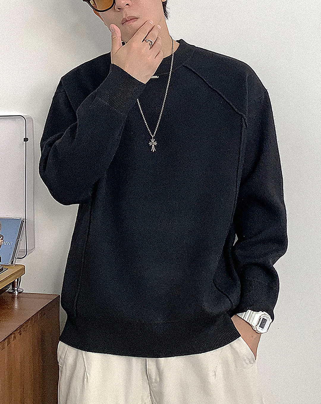 ♂Raglan Sleeve Sweater