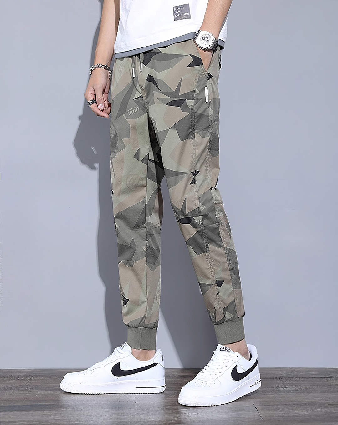 ♂Patterned Jogger Pants