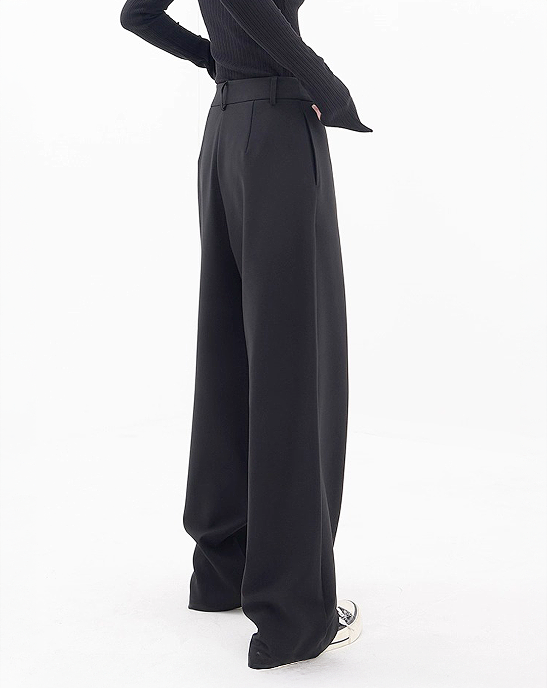♀Wrap Front Wide Pants