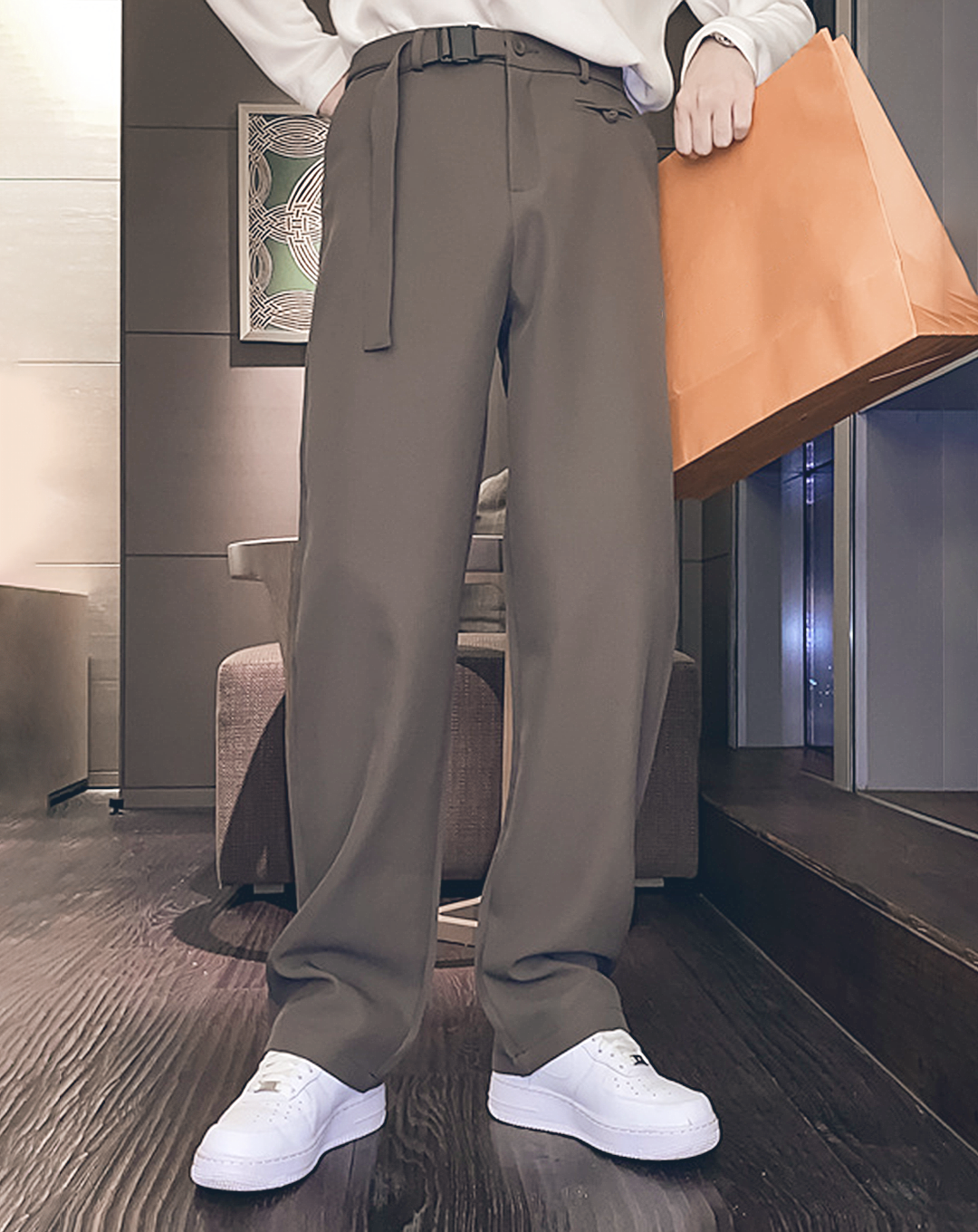 ♂Men's Loose Belt Pants