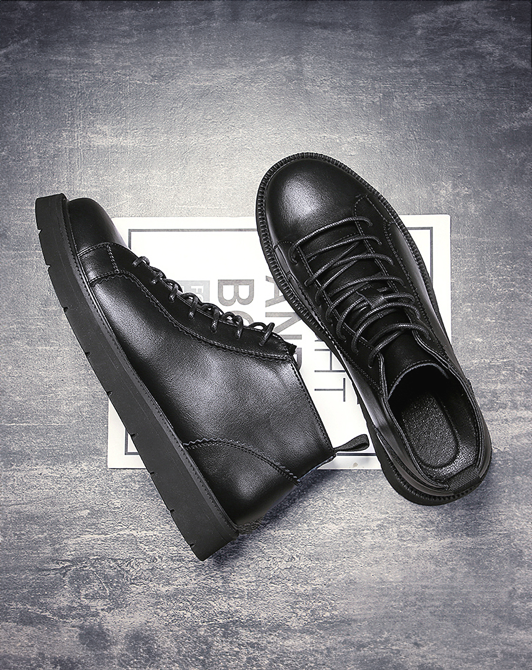 ♂本革/Lace Up Low Cut Boots