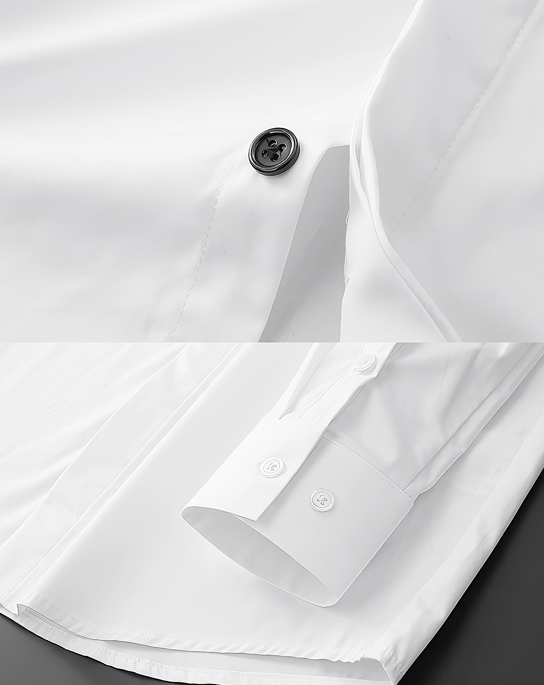 ♂Asymmetric Color Block Shirt