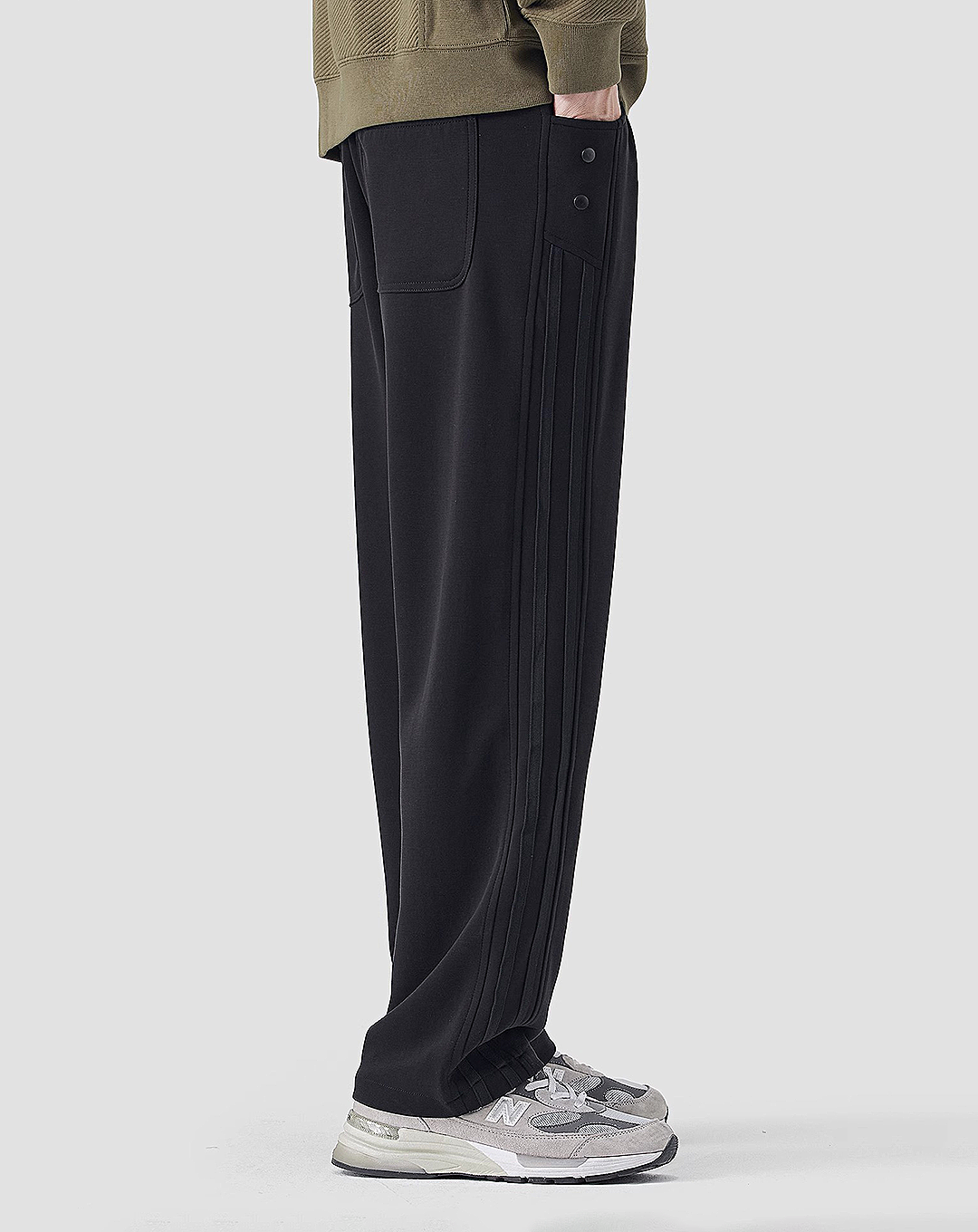 ♂Point Side Button Pants