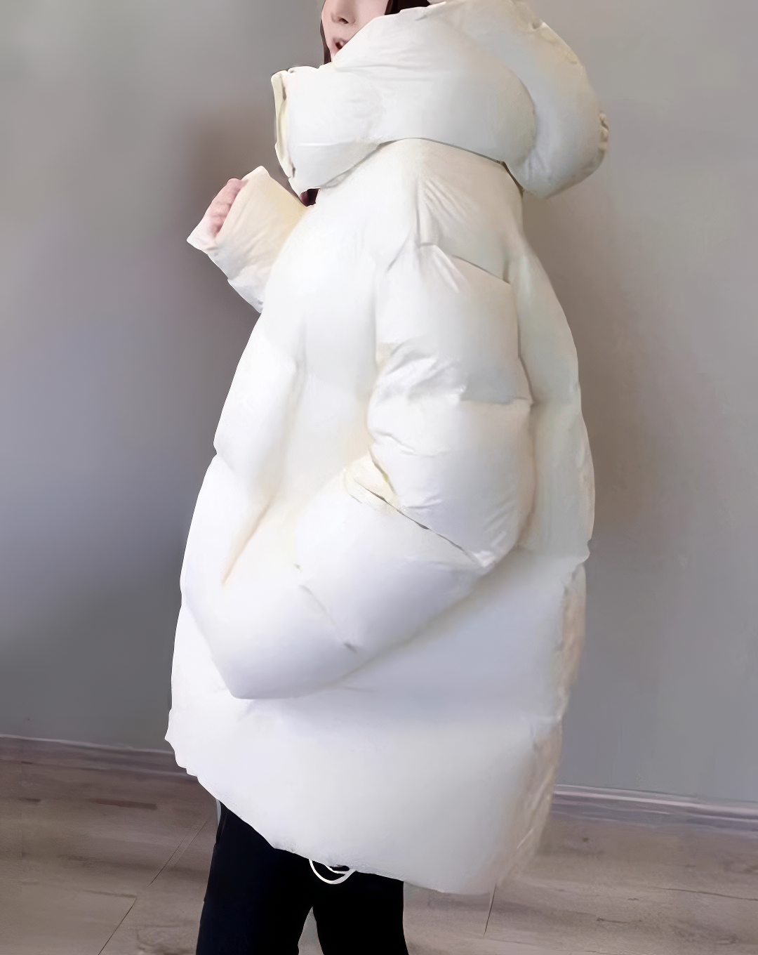 ♀Puffy High Neck Down