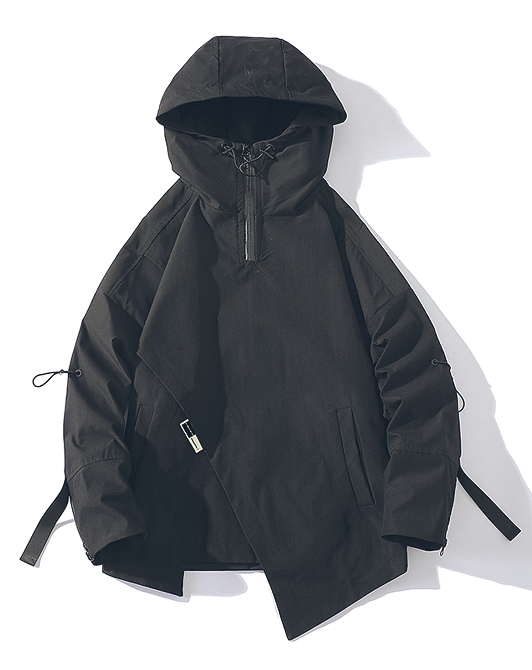 ♂Asymmetric Design Anorak Hoodie