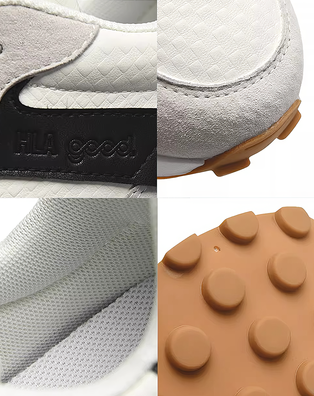 ♂Retro Runner Beige Sneakers