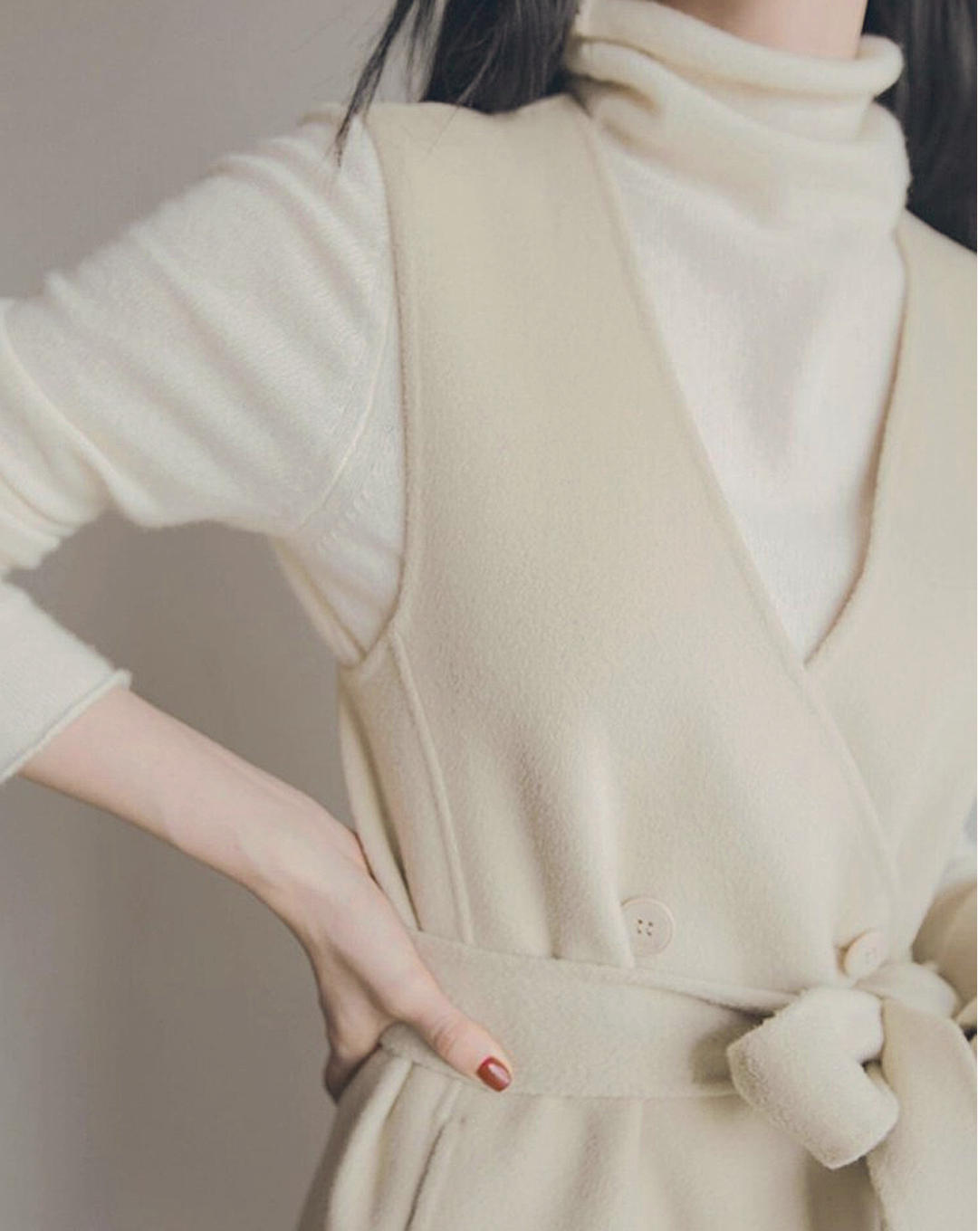♀Short Coat & Gilet Dress