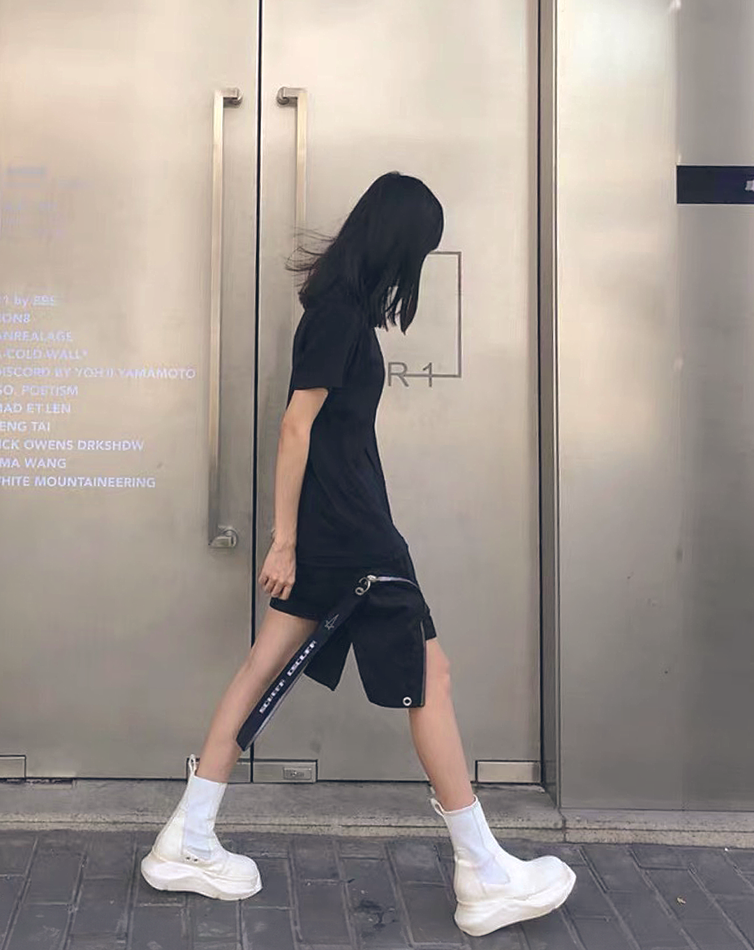 ♀Angular Sole Chelsea Boots