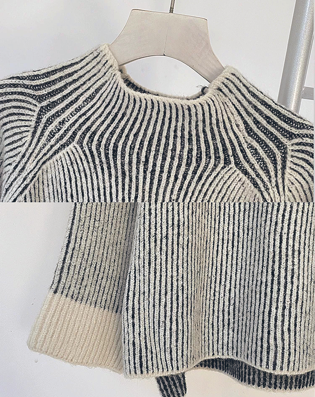 ♂Rib High Neck Knit