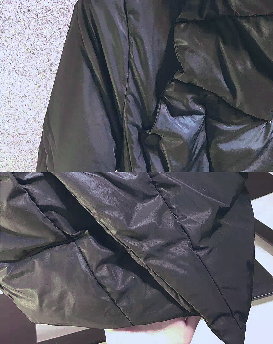 ♂Asymmetric Middle Down Jacket