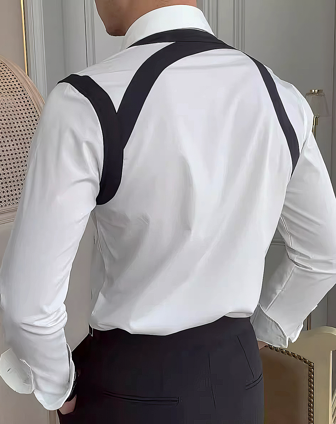 ♂Harness Detail Shirt