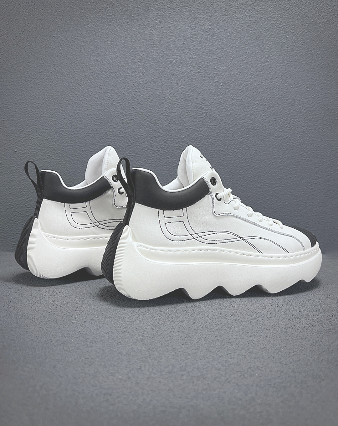 ♂♀本革/Leather Wave Sole Sneakers