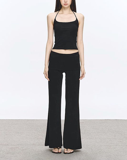 ♀High Waist Flare Pants
