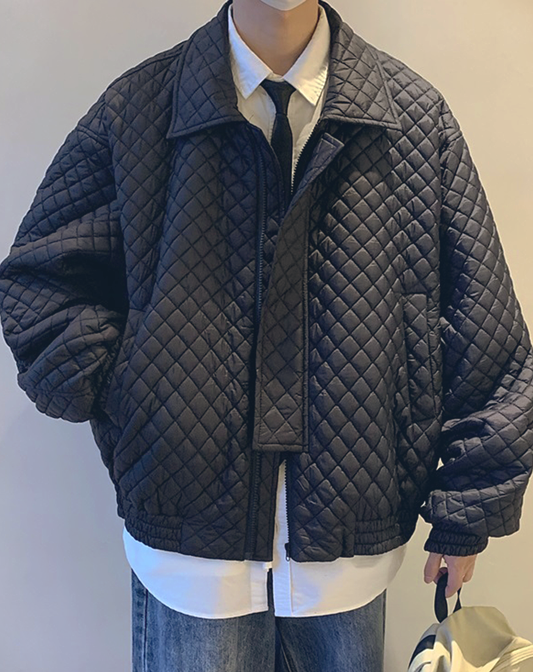 ♂Quilting Zip Jacket