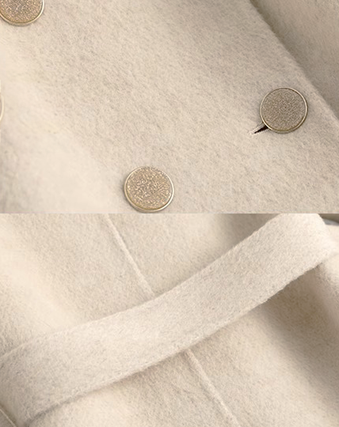 ♀Stand Collar Long Coat