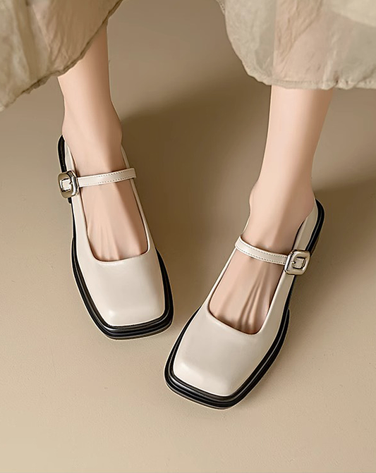 ♀Square Toe Mary Jane