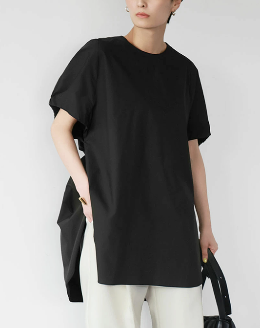 ♀Point Gathered Shirt