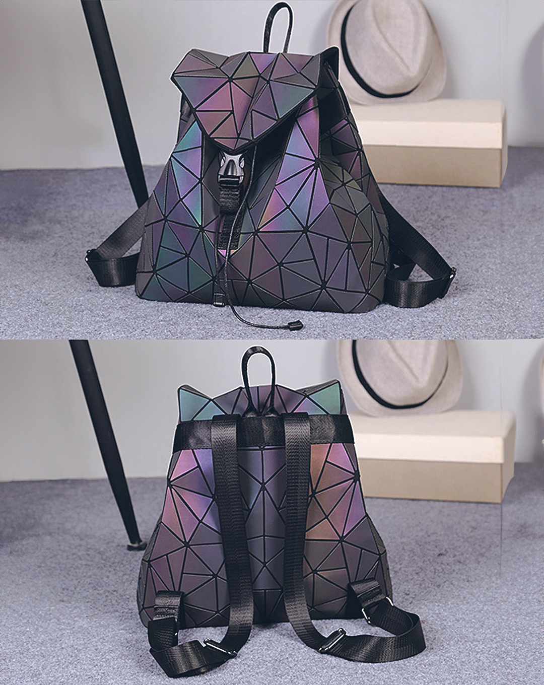 Geometric Pattern Backpack