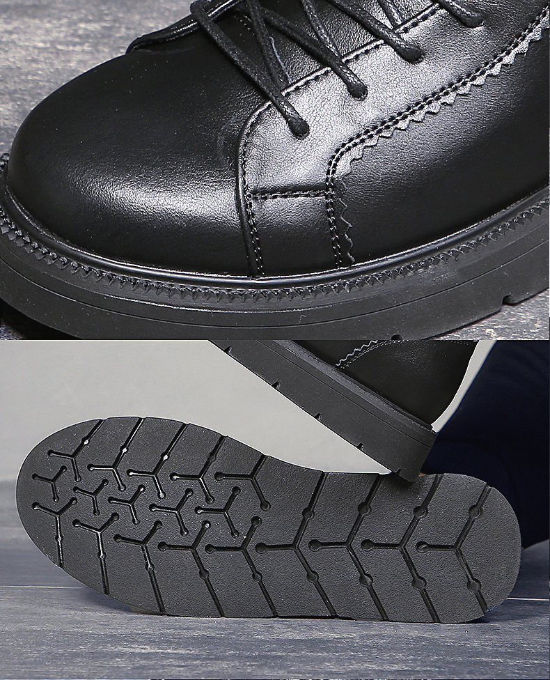 ♂本革/Lace Up Low Cut Boots