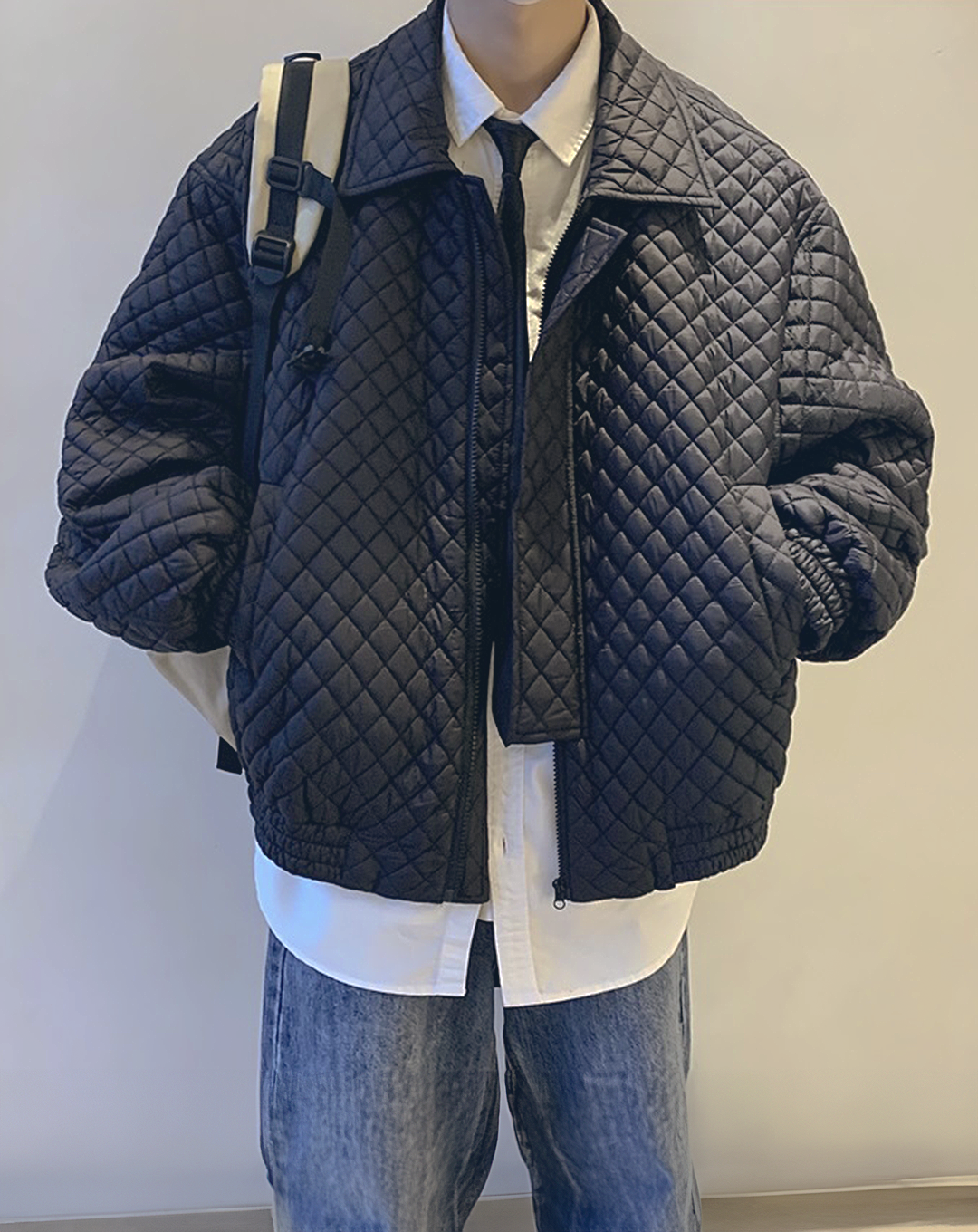 ♂Quilting Zip Jacket